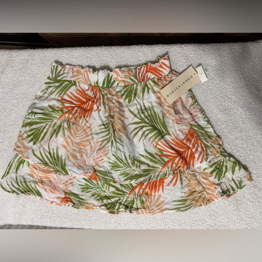 Women's Tropical Print Skirt